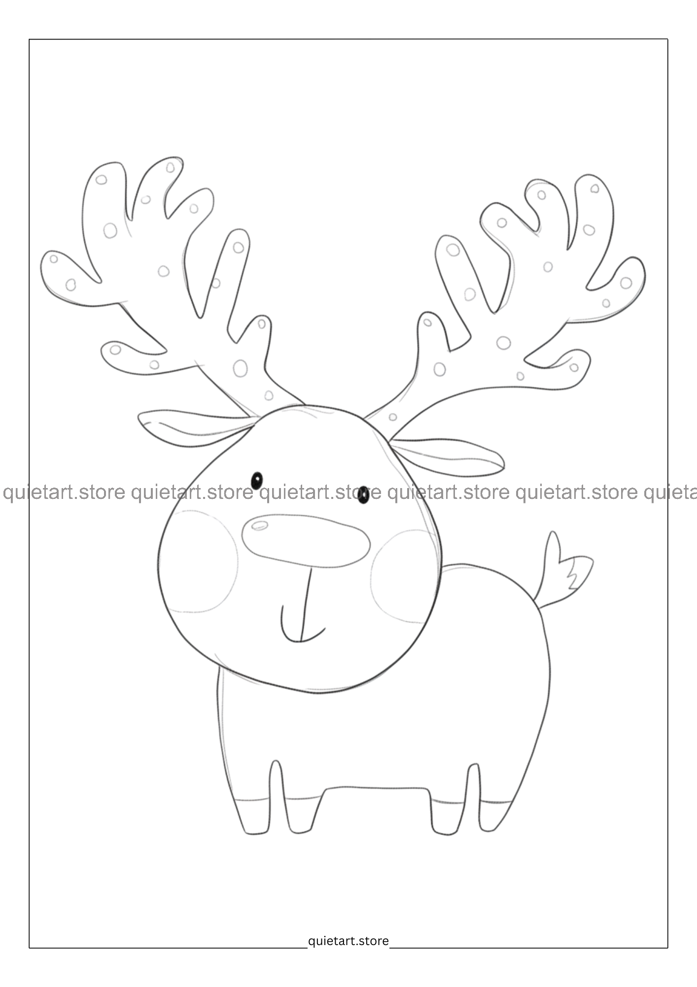 17 Christmas Watercolor Printable Coloring Pages (PDF Download)