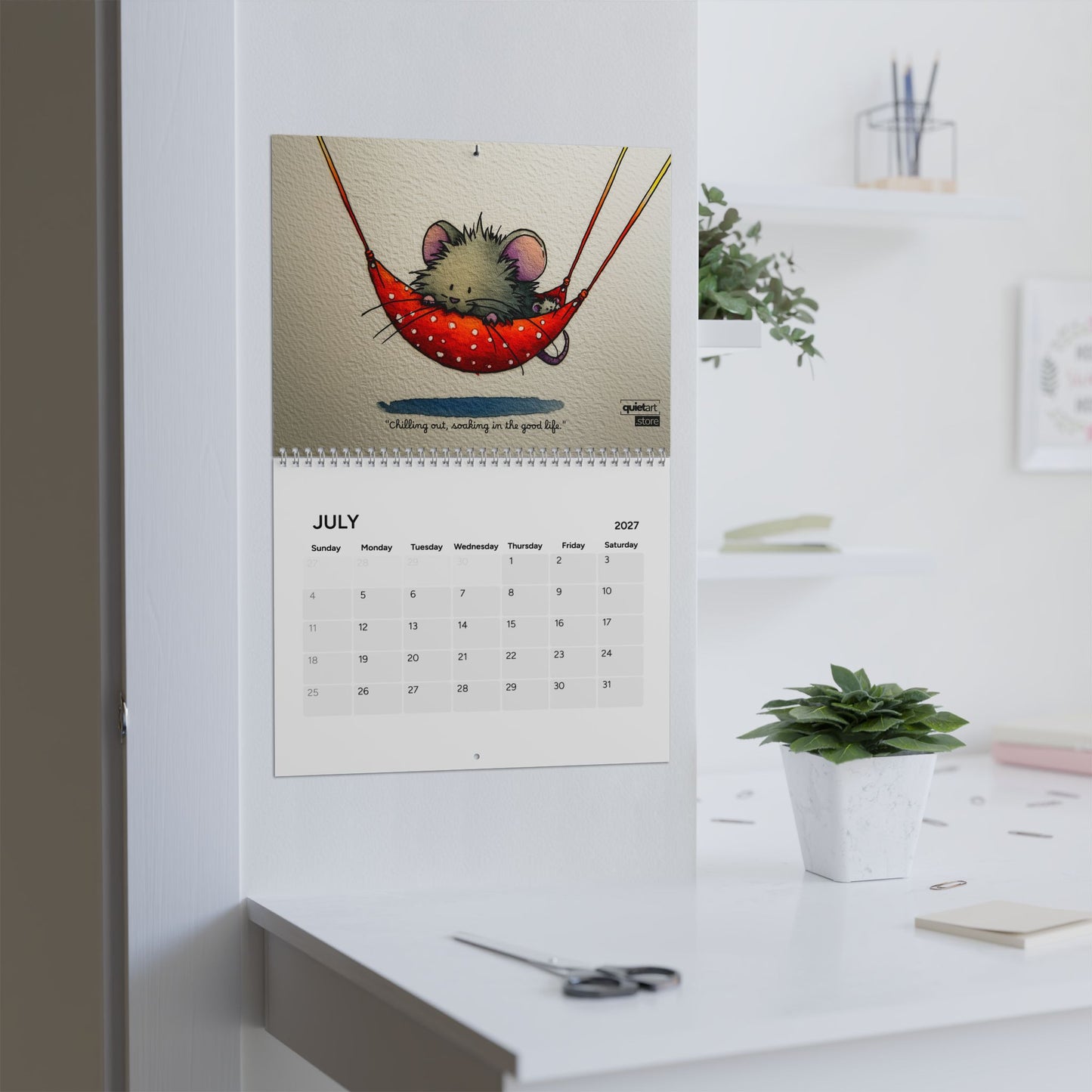 Funny Farm Animals Calendar 2027 (Physical Product) | Wall Calendar