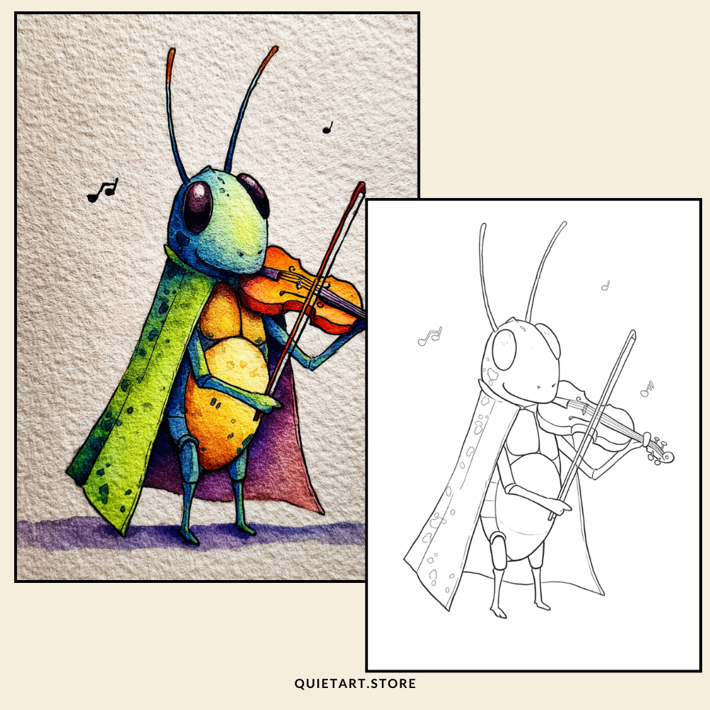 49 Cute Insects Printable Coloring Pages (PDF Download)