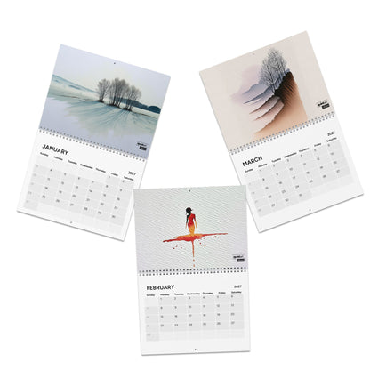 Minimalist Calendar 2027 (Physical Product) | Wall Calendar