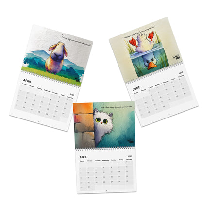 Funny Farm Animals Calendar 2027 (Physical Product) | Wall Calendar