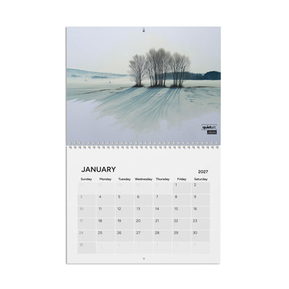 Minimalist Calendar 2027 (Physical Product) | Wall Calendar