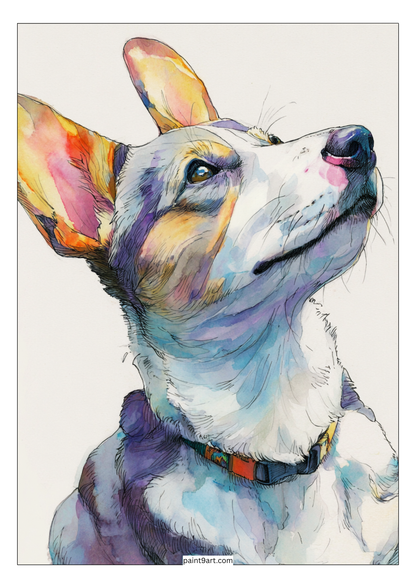 20 Cute Watercolor Pet Printable Coloring Pages (PDF Download)