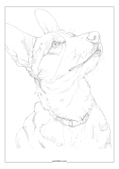 20 Cute Watercolor Pet Printable Coloring Pages (PDF Download)