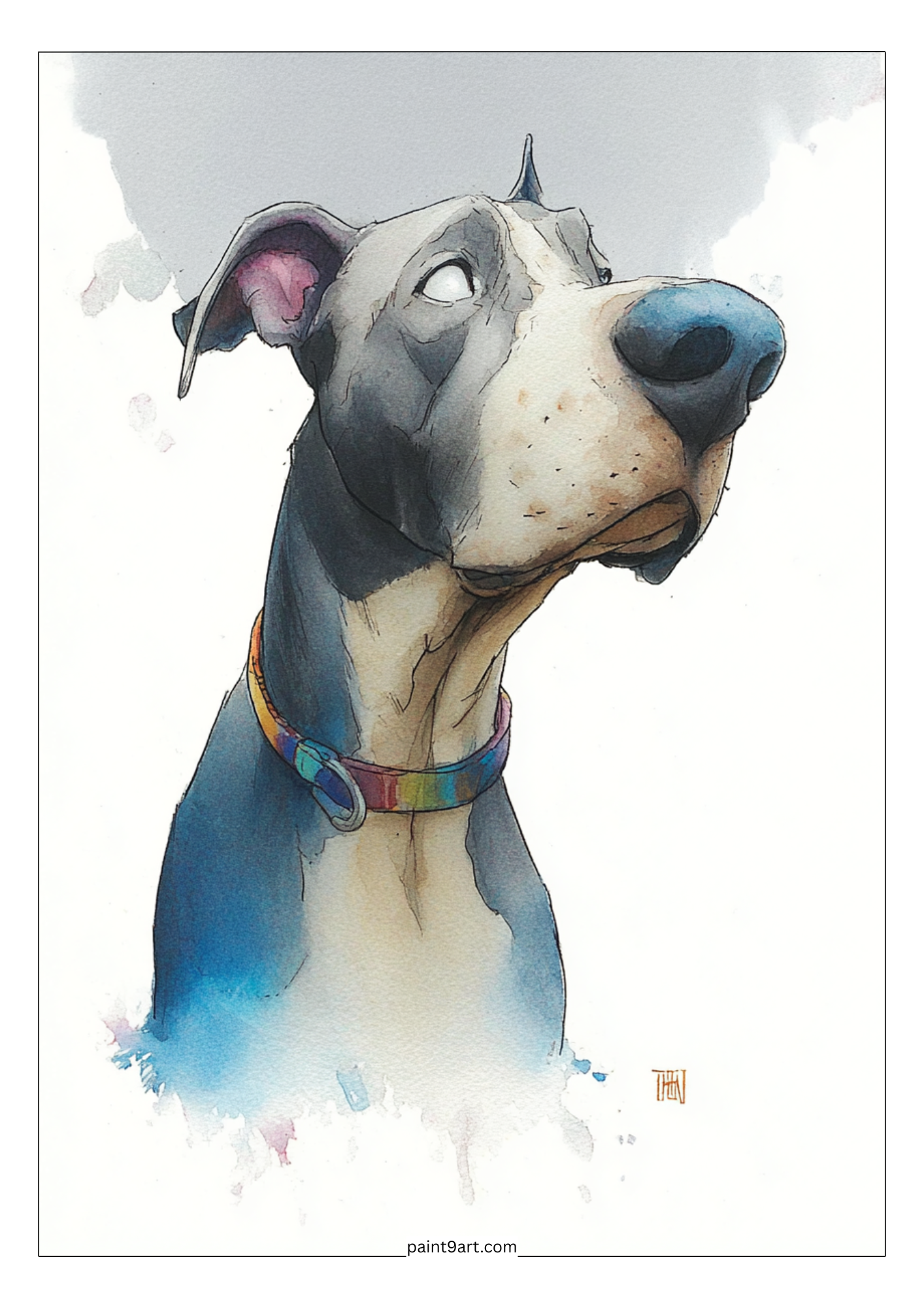 20 Cute Watercolor Pet Printable Coloring Pages (PDF Download)