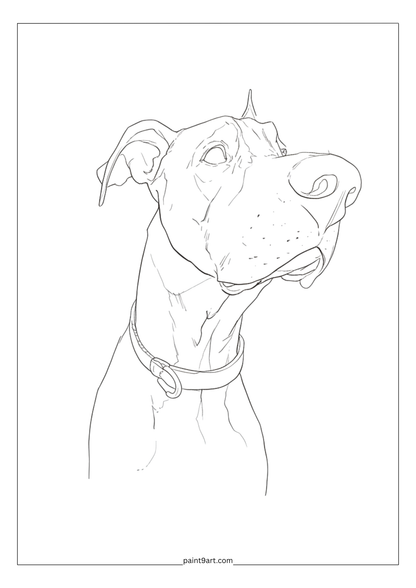 20 Cute Watercolor Pet Printable Coloring Pages (PDF Download)