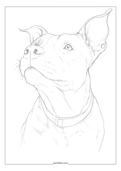 20 Cute Watercolor Pet Printable Coloring Pages (PDF Download)