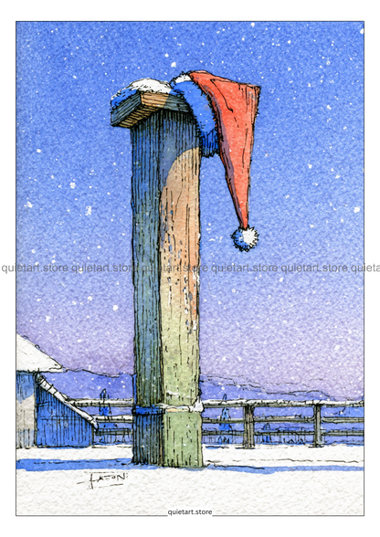 17 Christmas Watercolor Printable Coloring Pages (PDF Download)