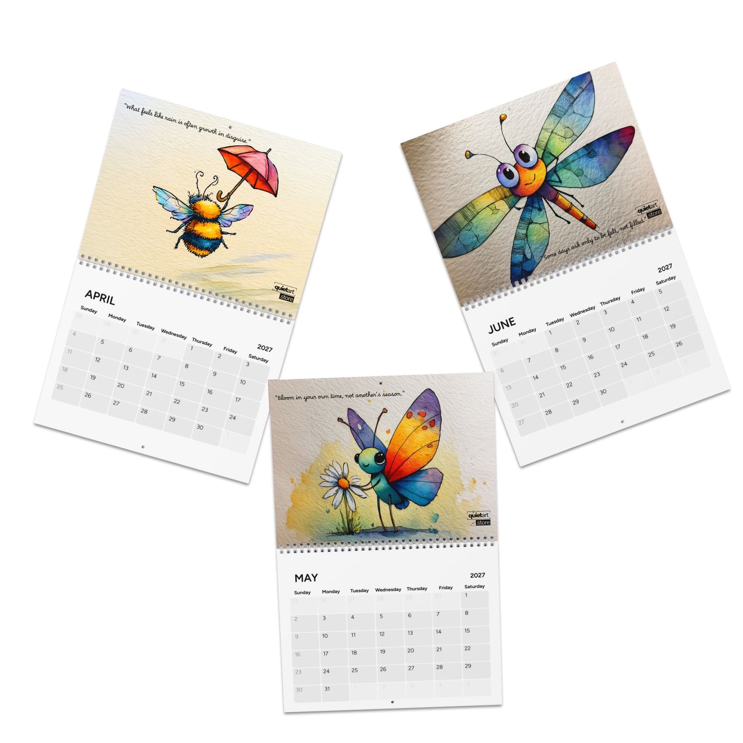 Adorable Insects Calendar 2027 (Physical Product) | Wall Calendar