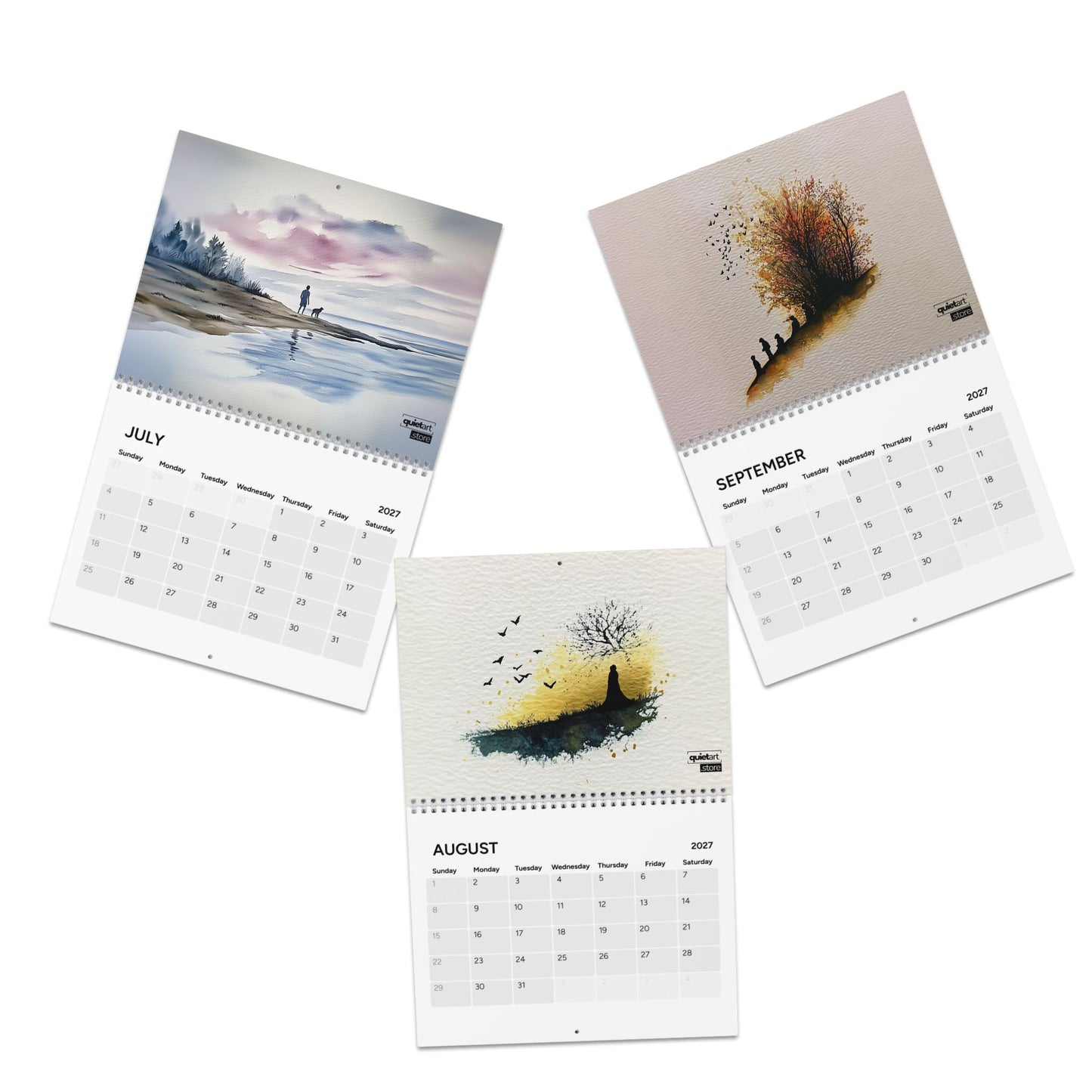 Minimalist Calendar 2027 (Physical Product) | Wall Calendar