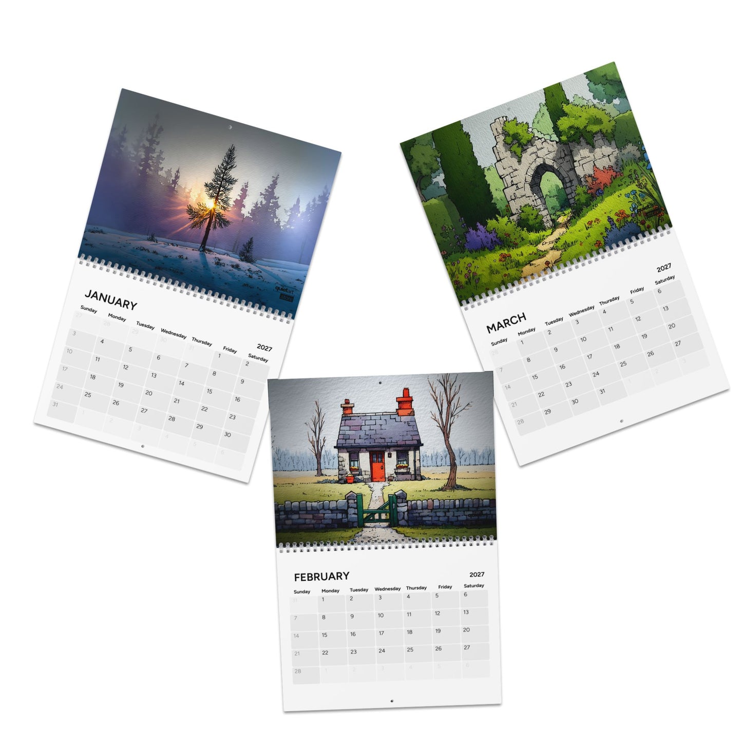 Country Look Calendar 2027 (Physical Product) | Wall Calendar