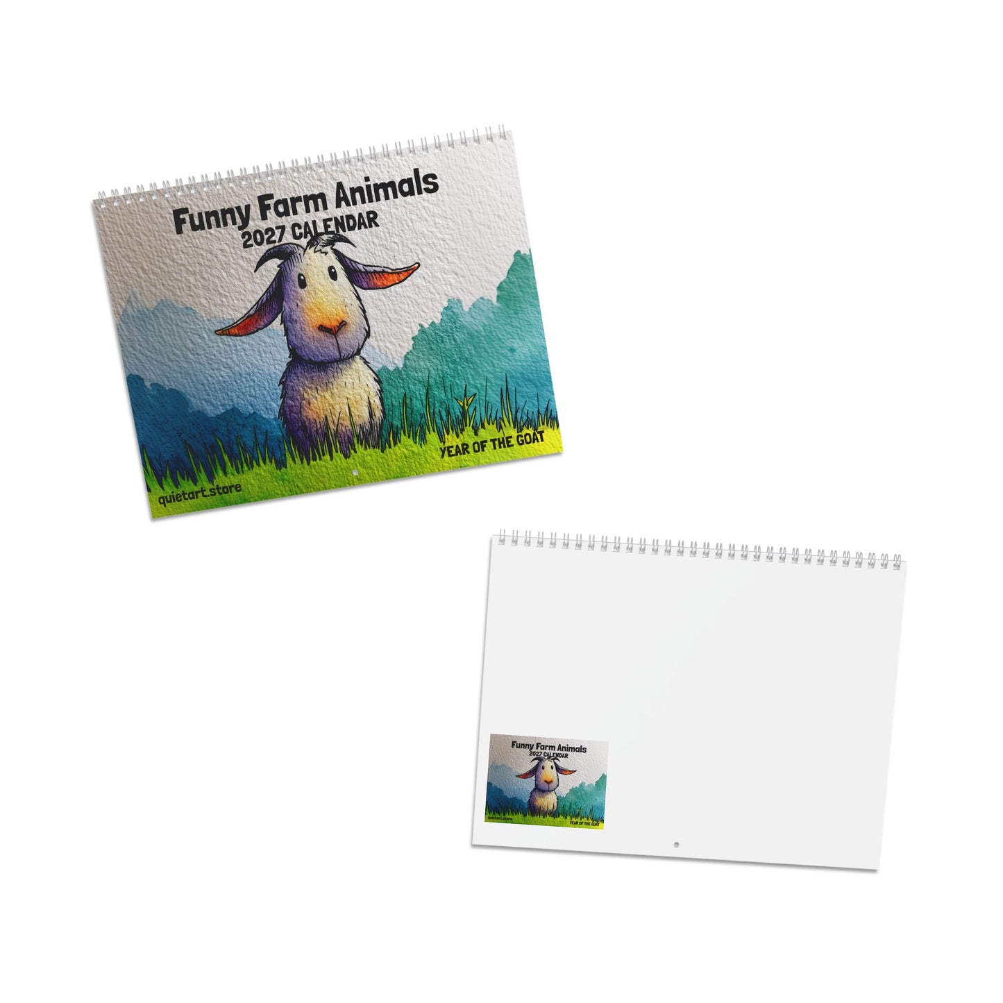 Funny Farm Animals Calendar 2027 (Physical Product) | Wall Calendar