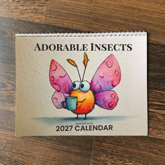 Adorable Insects Calendar 2027 (Physical Product) | Wall Calendar