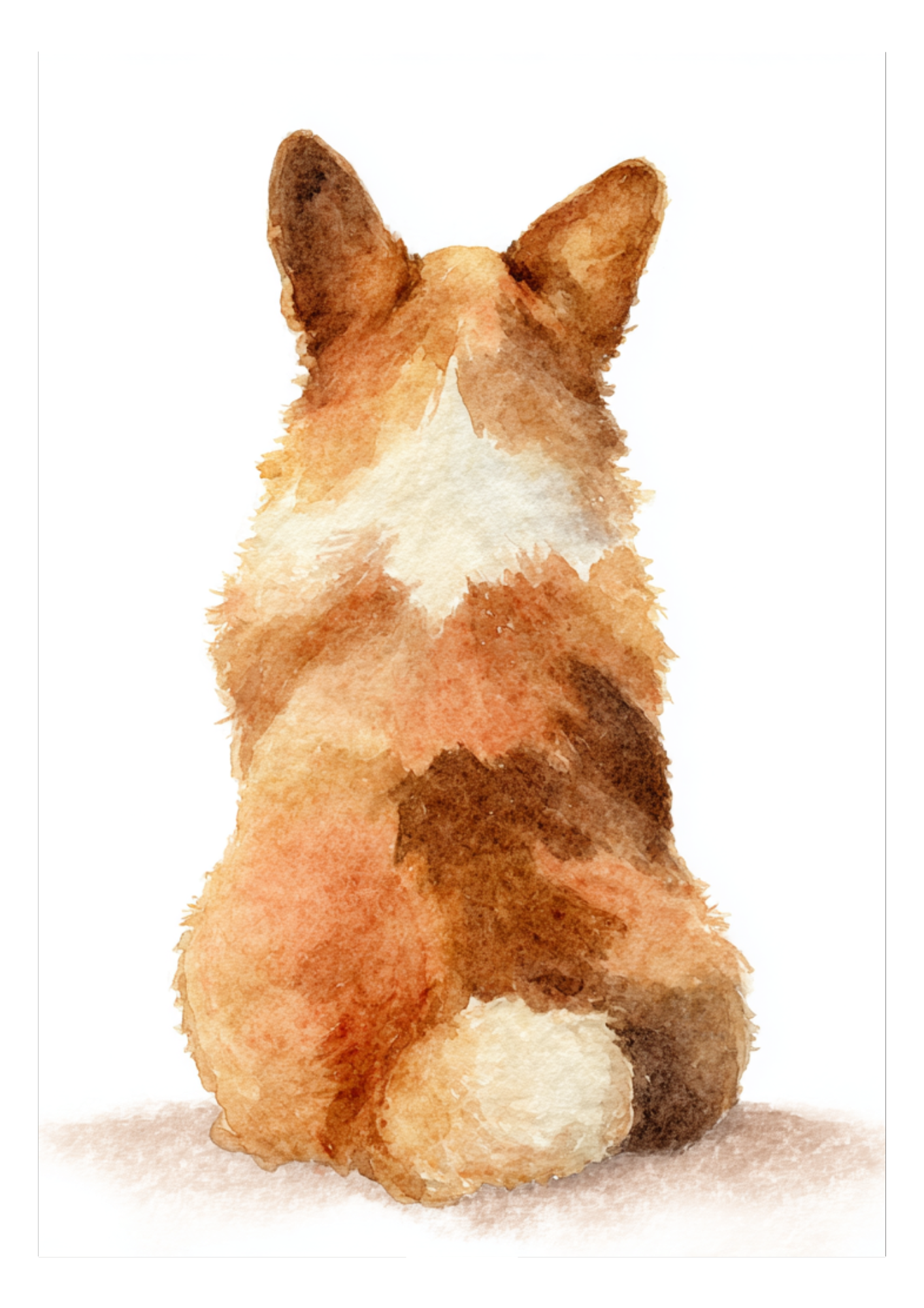 20 Cute Watercolor Pet Printable Coloring Pages (PDF Download)