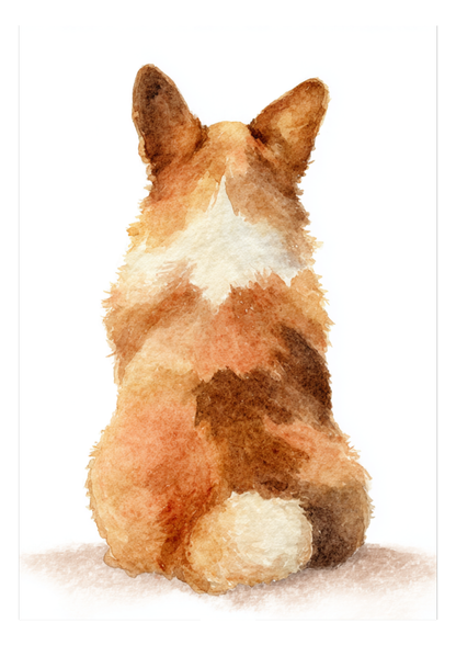 20 Cute Watercolor Pet Printable Coloring Pages (PDF Download)
