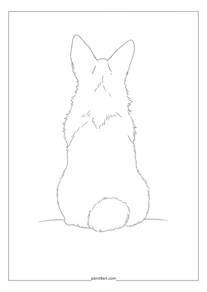 20 Cute Watercolor Pet Printable Coloring Pages (PDF Download)