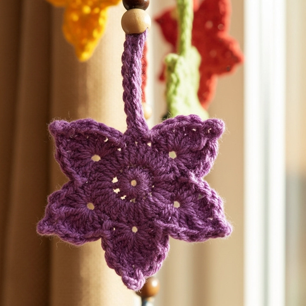 Fall Leafy Banner Crochet Pattern (PDF Download)