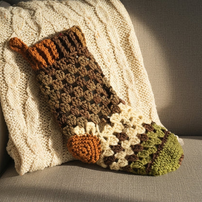 Crochet Granny’s Stocking Pattern (PDF Download)