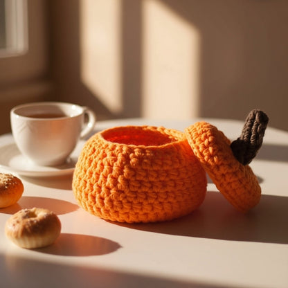 Crochet Little Pumpkin Jar Pattern (PDF Download)