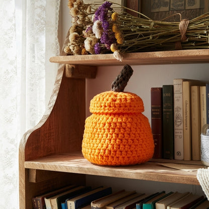 Crochet Little Pumpkin Jar Pattern (PDF Download)