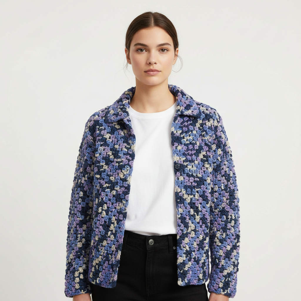 Crochet Easygoing Cardigan Pattern (PDF Download)