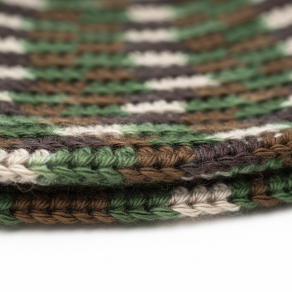 Rustic Color Mix Crochet Hat (PDF Download)