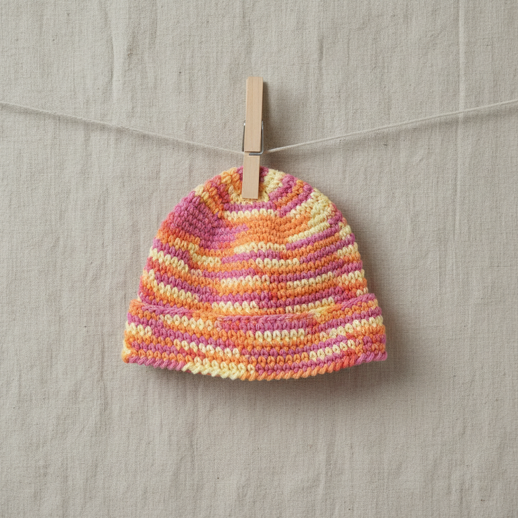 Casual Fit Crochet Cap Pattern (PDF Download)