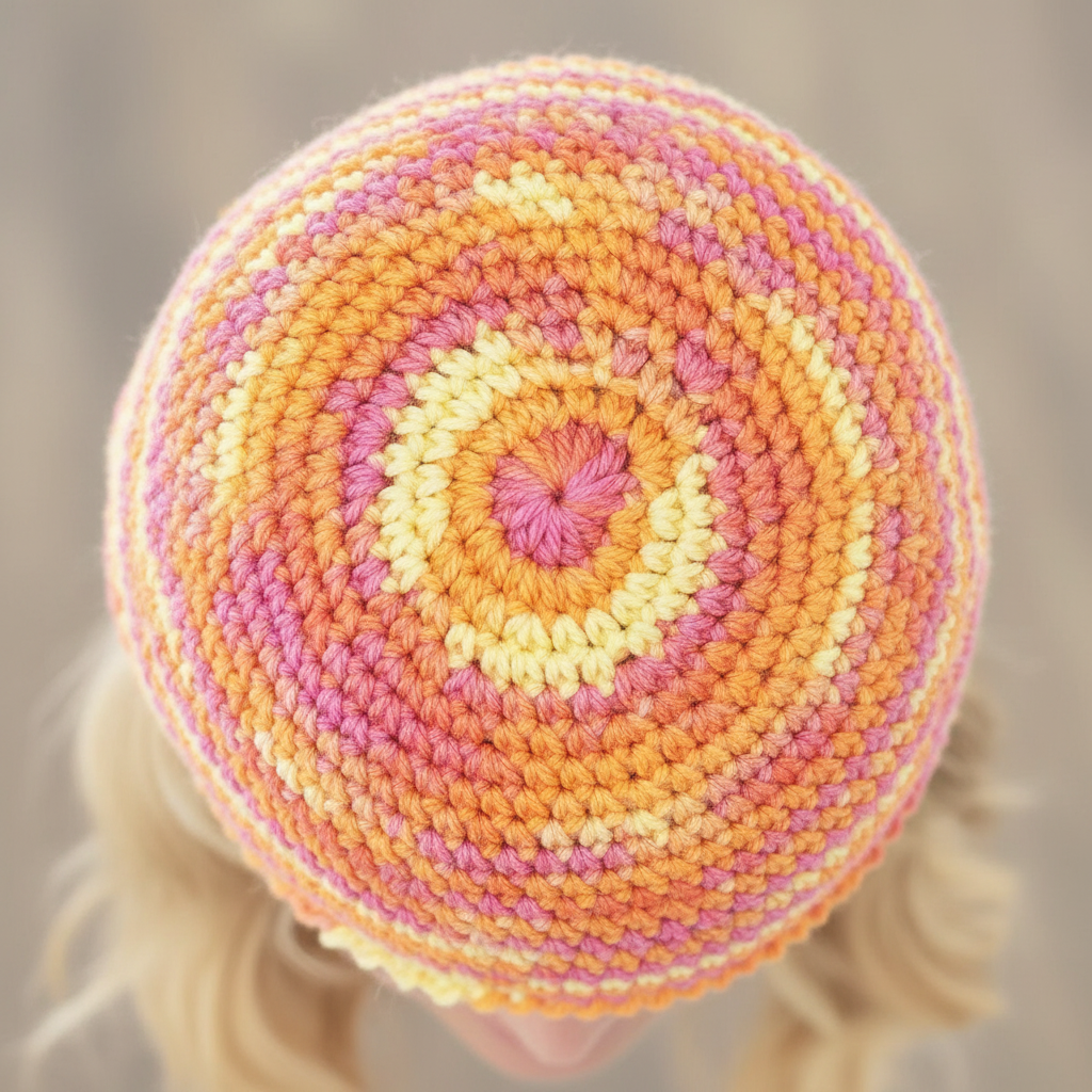 Casual Fit Crochet Cap Pattern (PDF Download)