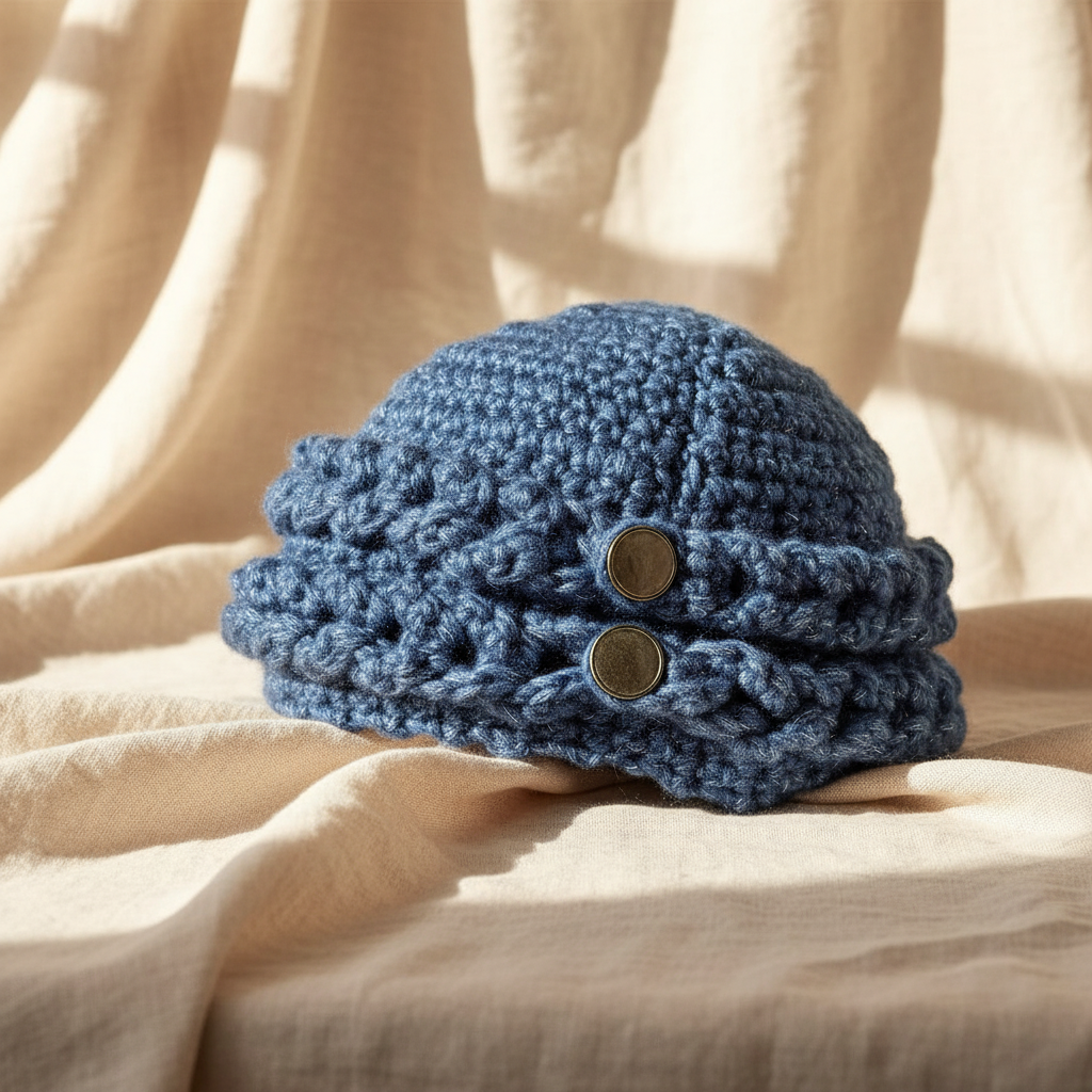 Structured Look Crochet Hat Pattern (PDF Download)