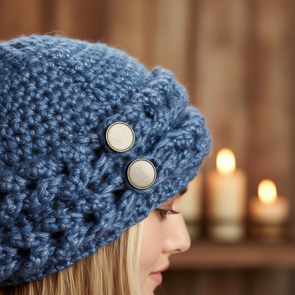 Structured Look Crochet Hat Pattern (PDF Download)