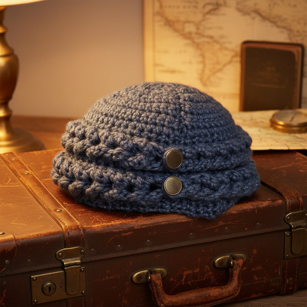 Structured Look Crochet Hat Pattern (PDF Download)