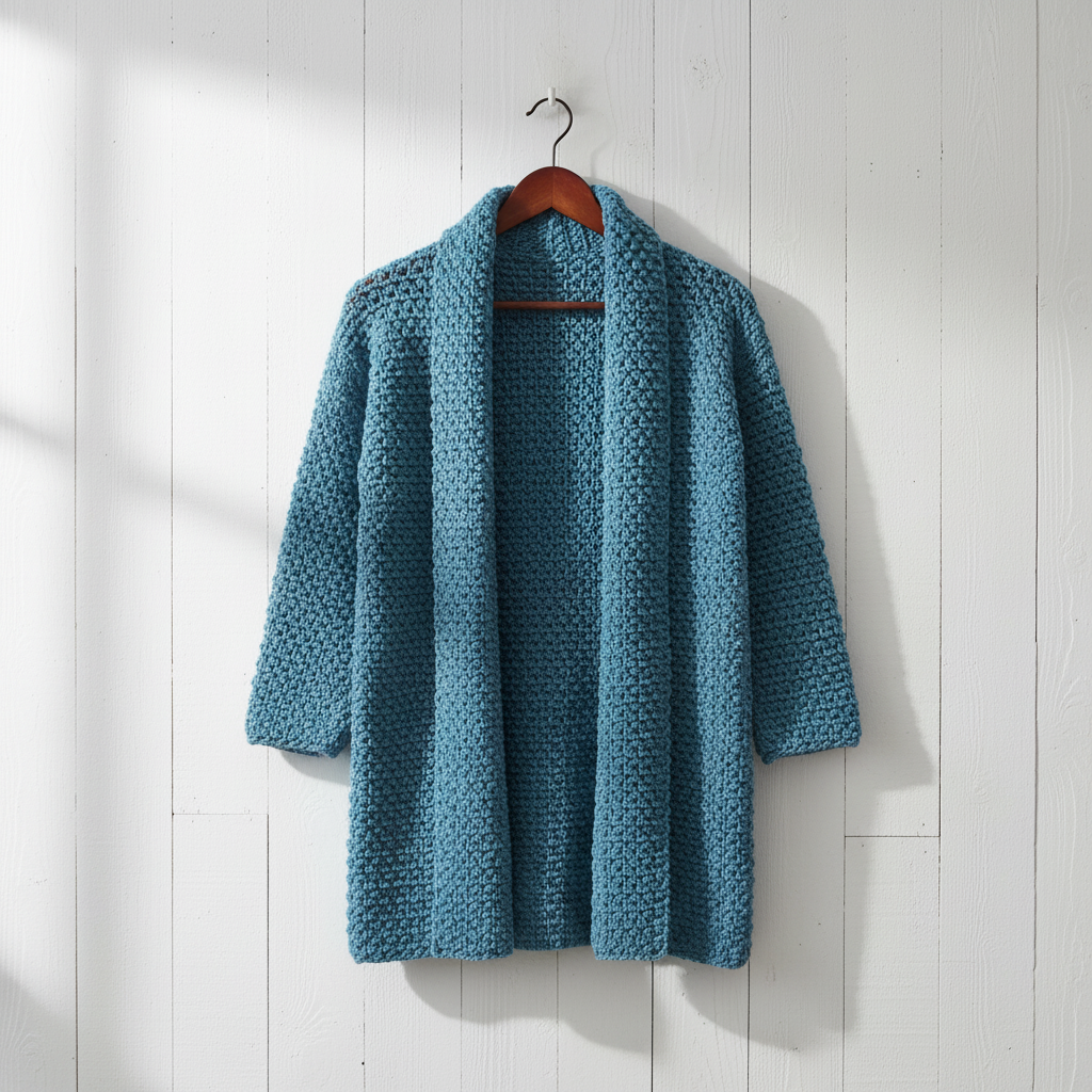 Crochet Timeless Panels Coat Pattern (PDF Download)