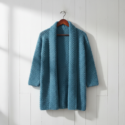 Crochet Timeless Panels Coat Pattern (PDF Download)