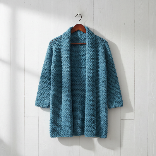 Crochet Timeless Panels Coat Pattern (PDF Download)