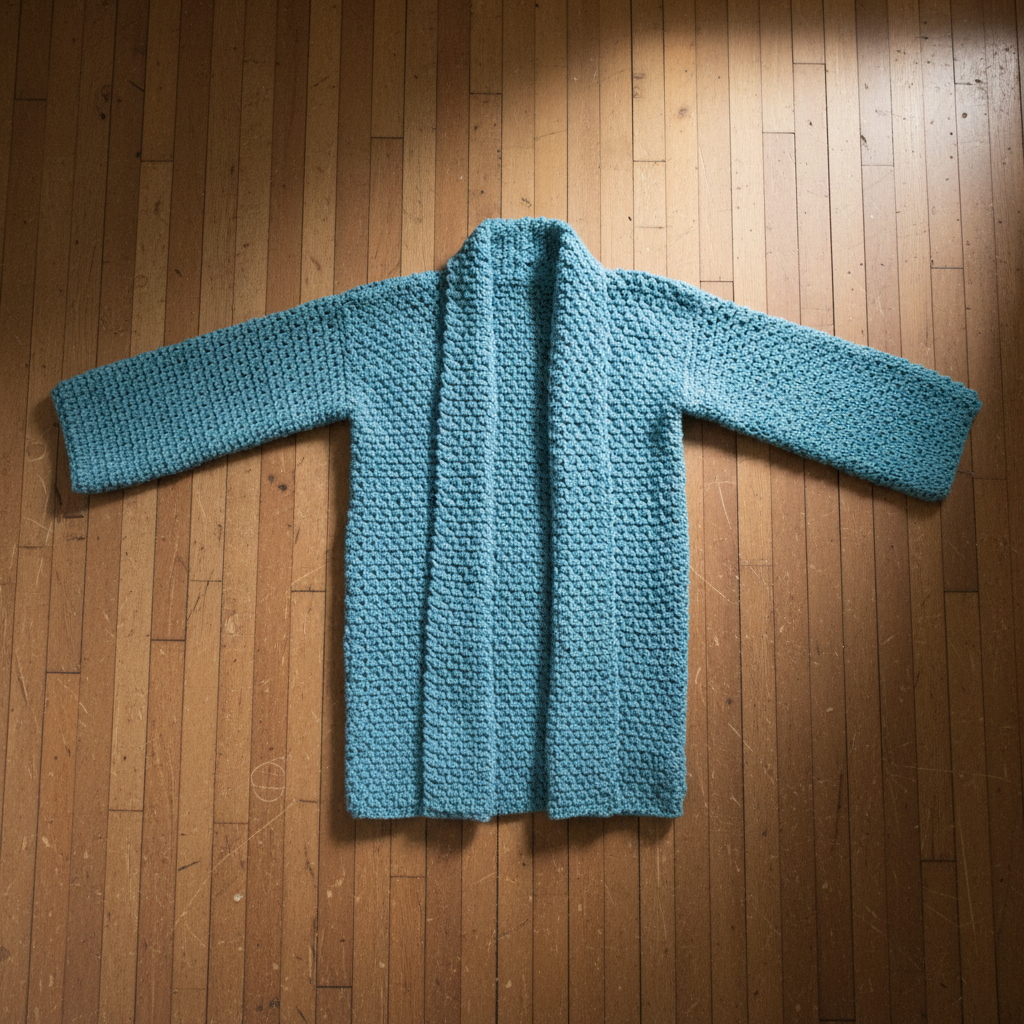 Crochet Timeless Panels Coat Pattern (PDF Download)