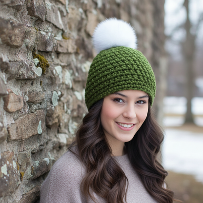 Simple Topper Crochet Hat Pattern (PDF Download)
