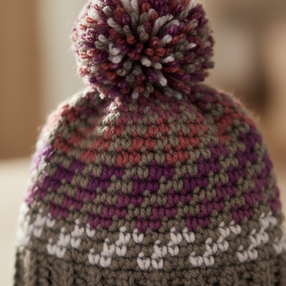 Modern Twist Crochet Hat Pattern (PDF Download)