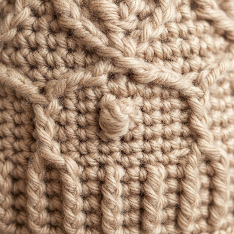 Crochet Nordic Lines Hat Pattern (PDF Download)