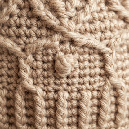 Crochet Nordic Lines Hat Pattern (PDF Download)