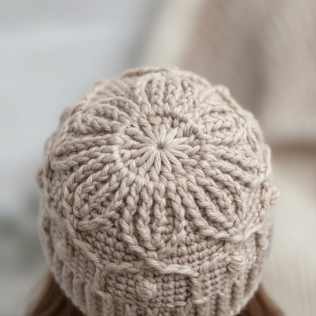 Crochet Nordic Lines Hat Pattern (PDF Download)