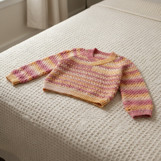 Crochet Cozy Structure Sweater Pattern (PDF Download)