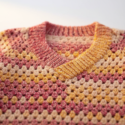 Crochet Cozy Structure Sweater Pattern (PDF Download)