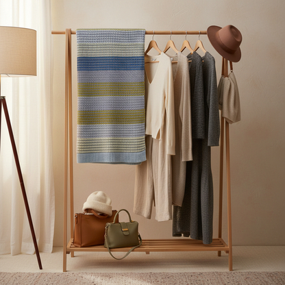 Modern Panels Blanket Crochet Pattern (PDF Download)