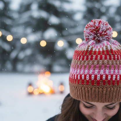 Alpine Style Crochet Hat Pattern (PDF Download)