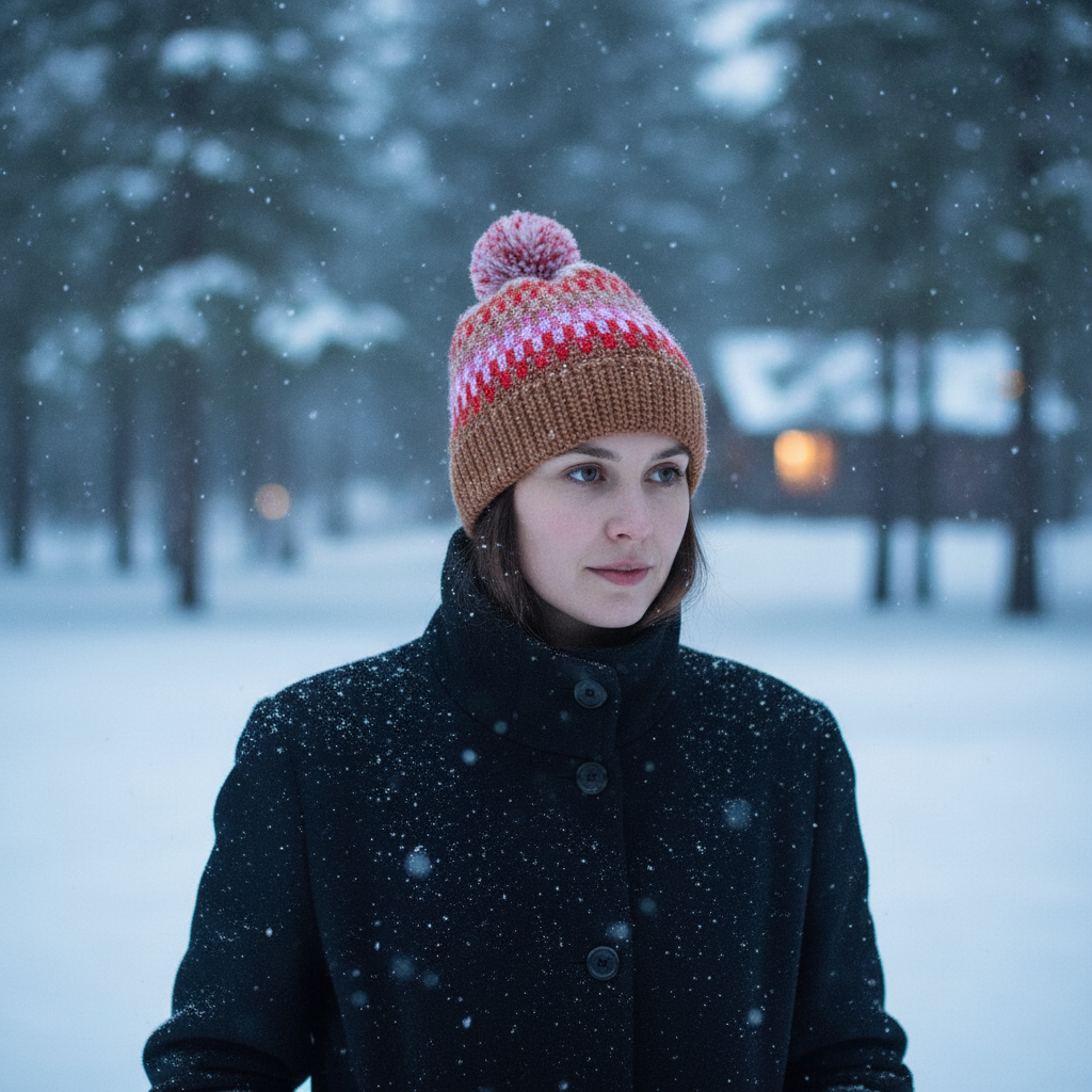 Alpine Style Crochet Hat Pattern (PDF Download)