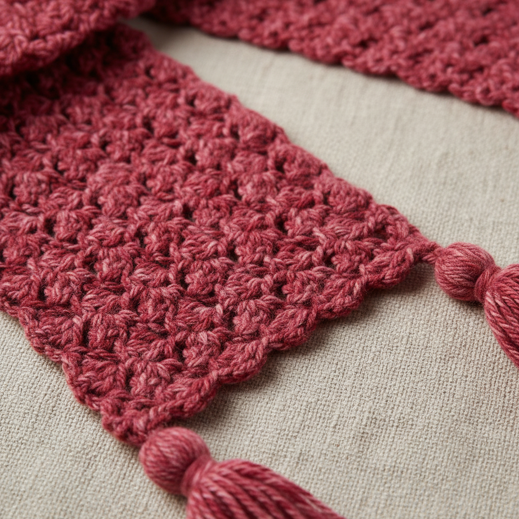 Pump Up the Volume Crochet Scarf Pattern (PDF Download)