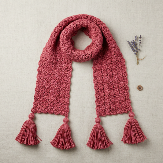 Pump Up the Volume Crochet Scarf Pattern (PDF Download)