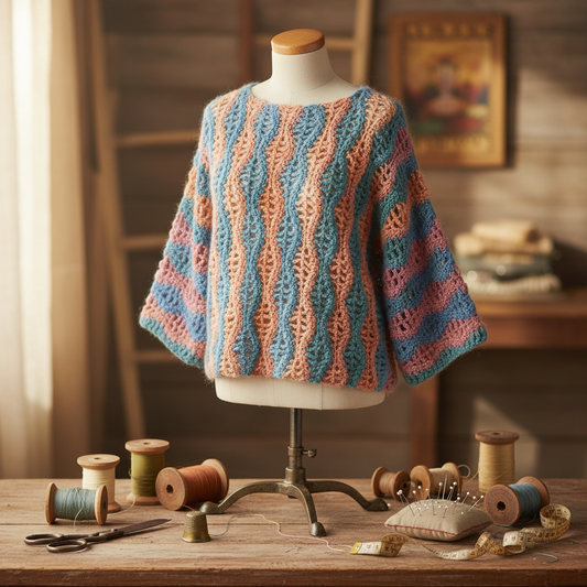 Casual Comfort Crochet Dolman Pattern (PDF Download)