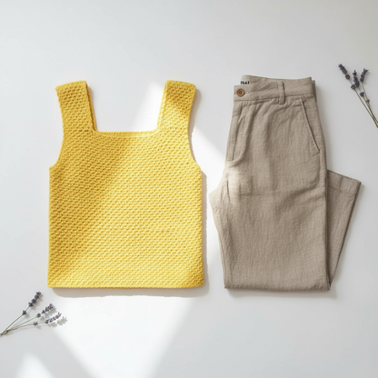 Clean Lines Tank Top Crochet Pattern (PDF Download)