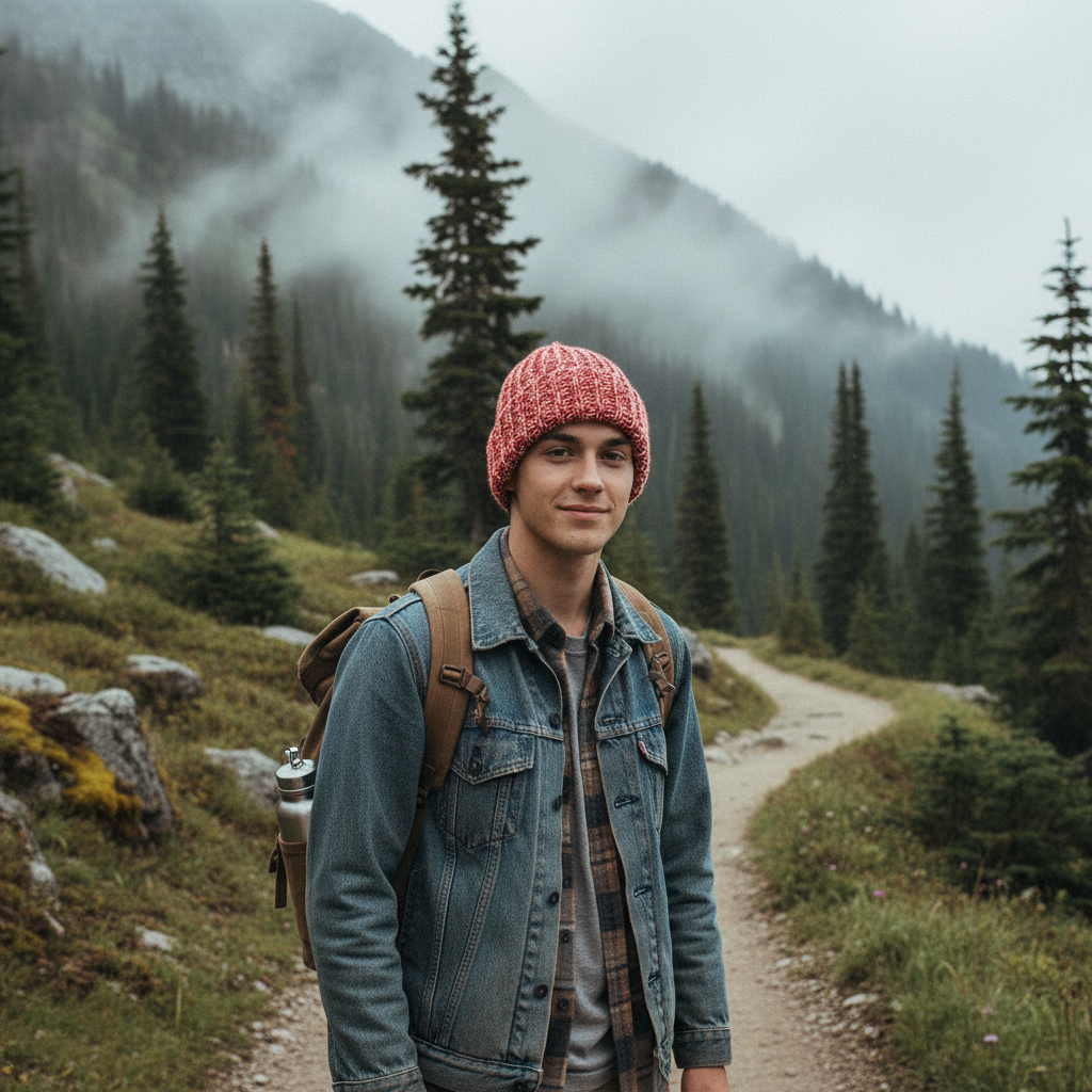 Clean Lines Crochet Beanie Pattern (PDF Download)